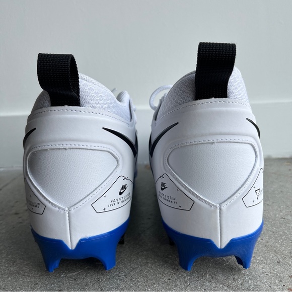 Nike Alpha Menace Pro 3 Men’s Football Cleats Size 10.5 CT6649-101 - Picture 3 of 8